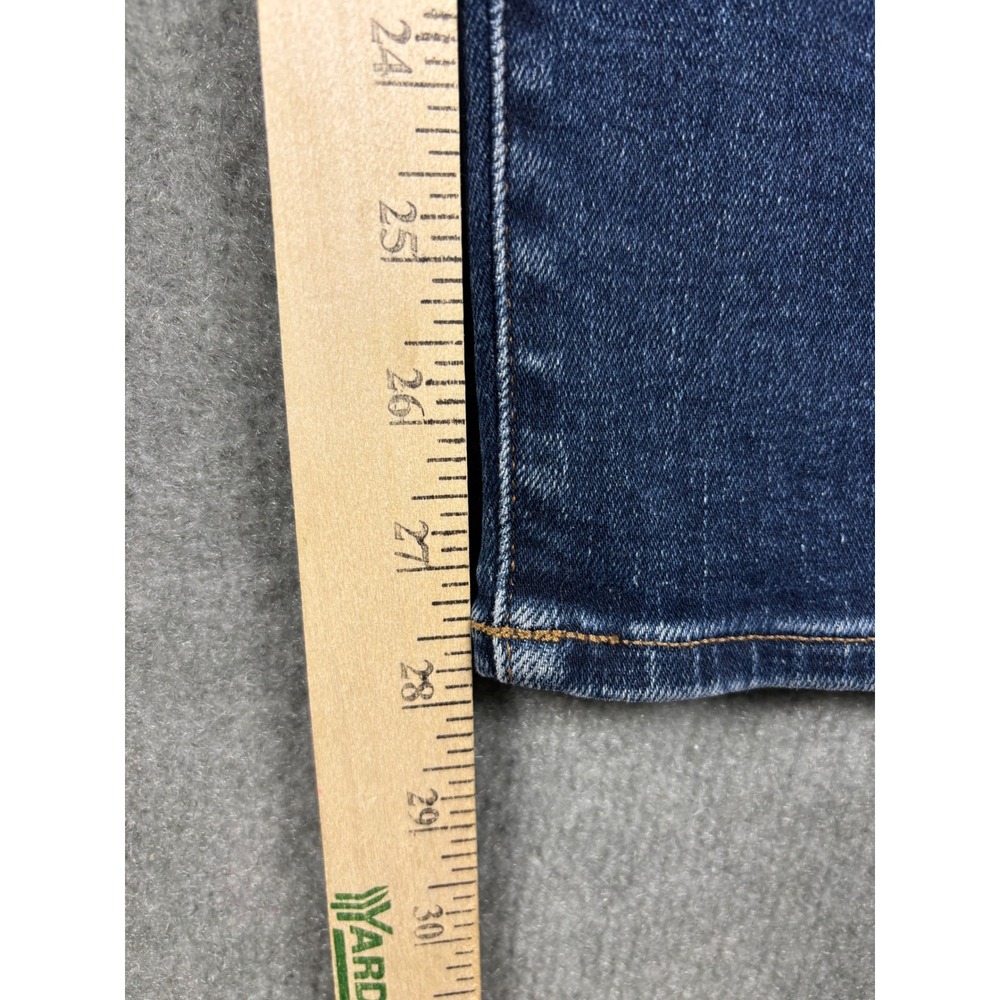 Madewell Curvy High-Rise Skinny Jeans Dark Wash Denim 33 Blue DM7456 - Picture 10 of 11